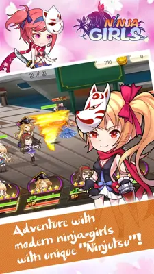 Ninja Girls android App screenshot 0